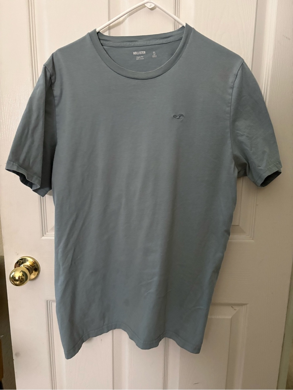 Hollister Core Fit T-Shirt Short Sleeve Green XLT
